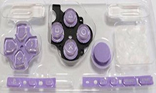 Purple Buttons Key Pad Set for Sony PSP 3000 Slim Console Replacement Repair Part