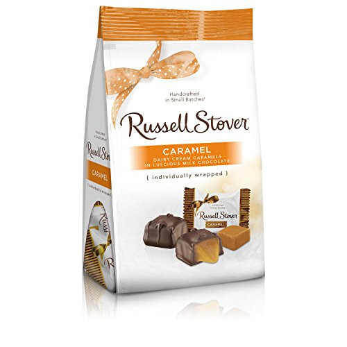 Russell Stover Caramel Mini Gusset Bag 6 Ounce Bag  Pack of 6