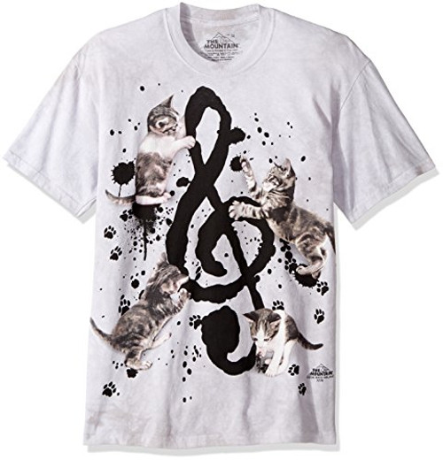 The Mountain Music Kittens Adult T-Shirt Grey XL