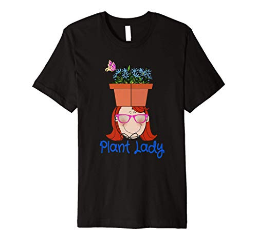 Funny Plant Lady Shirt Gardening Gift Flower Garden Premium T-Shirt