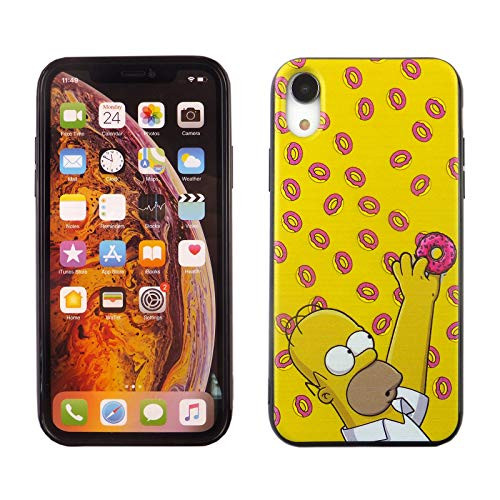 iPhone XR 6.1 Inch TPU Case CASEVEREST 3D Print Design Slim Fit Cover iPhone XR Simpson Donut
