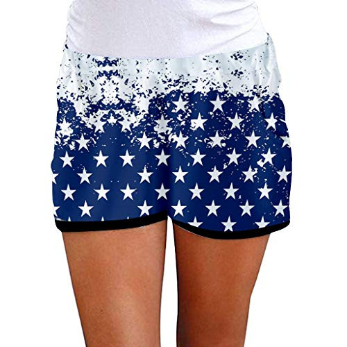 NANTE Top Womens Pants Casual Independence Day Element Printed Shorts Fashion Plus Size Double Pockets Pants L Sky Blue NANTE Top Womens Pants Casual Independence Day Element Printed Shorts Fashion Plus Size Double Pockets Pants L Sky Blue