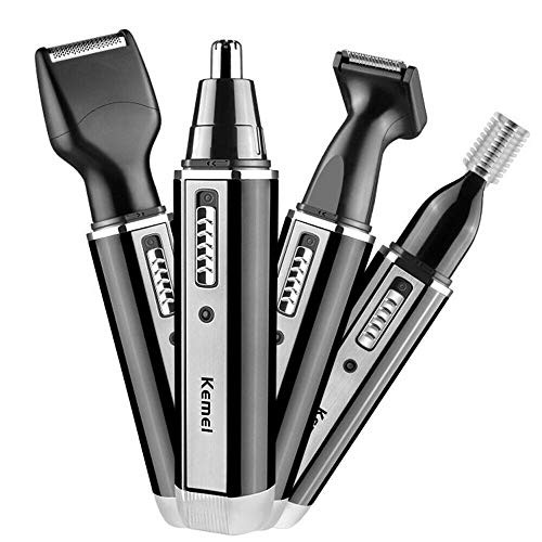 CreazyBee Beard Trimmer for Men Cordless Hair Trimmer 4 in 1 Mustache Trimmer Hair Clippers Waterproof Multi-Functional Grooming Kit for Nose Ear Body Groomer USB Rechargeable Black CreazyBee Beard Trimmer for Men Cordless Hair Trimmer 4 in 1 Mustache Trimmer Hair Clippers Waterproof Multi-Functional Grooming Kit for Nose Ear Body Groomer USB Rechargeable Black
