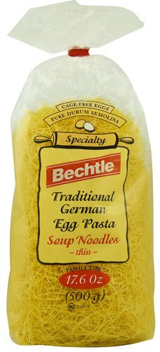 Bechtle Traditional German Cage Free Egg Pasta Soup Noodles Thin -- 17.6 oz  Pack of 2