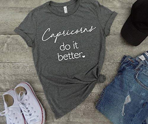 capricorn zodiac tee shirt birthday gift idea horoscope T- shirt gift tee capricorn zodiac tee shirt birthday gift idea horoscope T- shirt gift tee