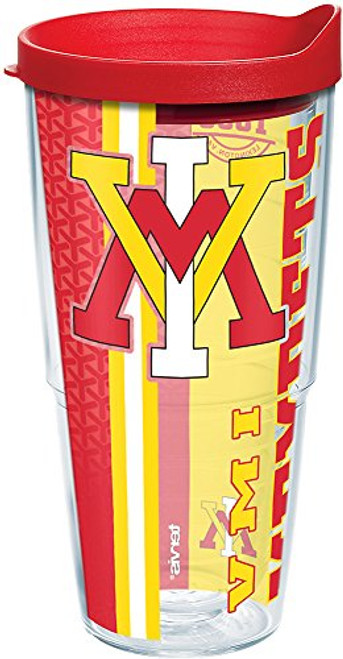 Tervis VMI Keydets College Pride Tumbler with Wrap and Red Lid 24oz Clear Tervis VMI Keydets College Pride Tumbler with Wrap and Red Lid 24oz Clear