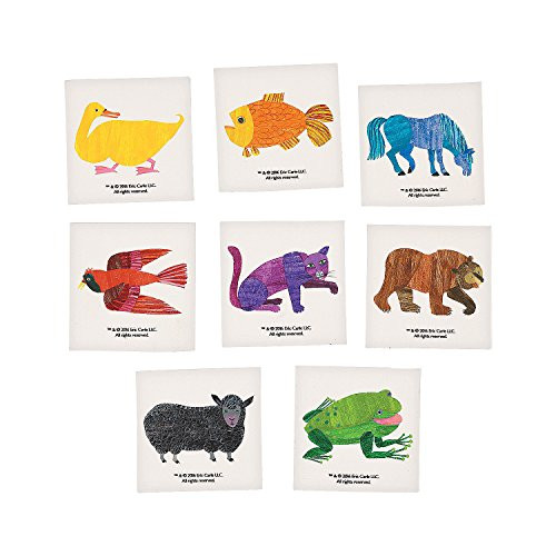 Fun Express - Brown Bear Tattoos 72pc for Birthday - Apparel Accessories - Temporary Tattoos - Regular Tattoos - Birthday - 72 Pieces Fun Express - Brown Bear Tattoos 72pc for Birthday - Apparel Accessories - Temporary Tattoos - Regular Tattoos - Birthday - 72 Pieces