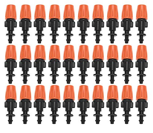 Wilecolly Misting Nozzles 50pcs Set Adjustable Garden Drip Irrigation Misting Nozzles Micro Flowing Sprinkler Head Atomizer Irrigation Tool Wilecolly Misting Nozzles 50pcs Set Adjustable Garden Drip Irrigation Misting Nozzles Micro Flowing Sprinkler Head Atomizer Irrigation Tool