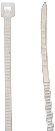 Uxcell Nylon Strip Zip Tie Wire Cable Fastener, 3 x 100 mm, Off White, 1000 Piece