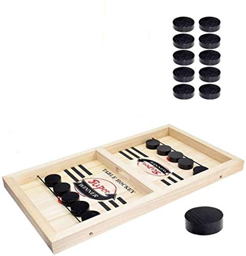 XZH Fast Sling Puck Game Paced Table Desktop BattleWinner Board Games Toys for Adults Parent-Child Interactive Toy Board Table Game  Large