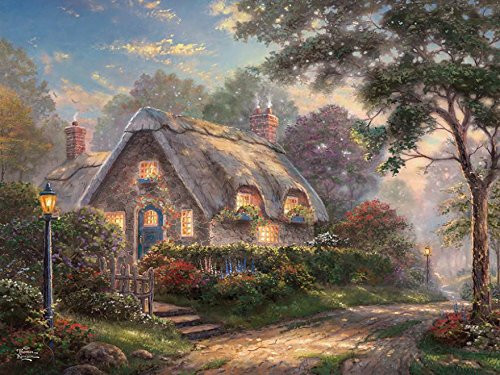 Ceaco Thomas Kinkade Special Edition Metallic Foil Lovelight Cottage Puzzle (750 Piece)