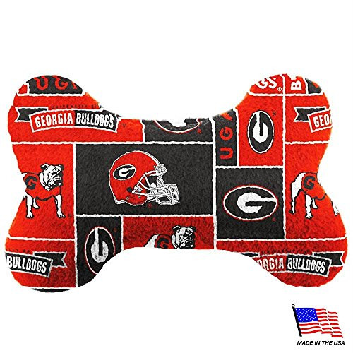 Pet Care Preferred Georgia Bulldogs Plush Bone Toy - Large