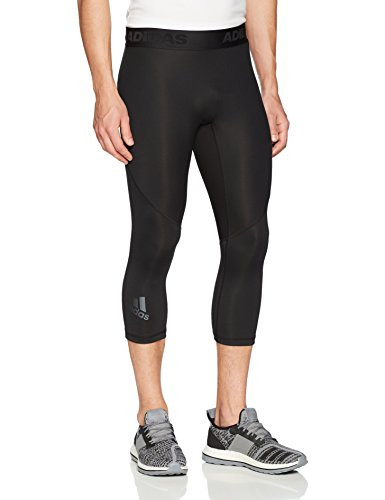 adidas Mens Alphaskin Sport 3 4 Tights Black Small