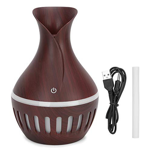 Humidifier Desktop Humidifier Hollow Out Wood Grain USB Plug Air Diffuser Desktop Mini Mist Maker