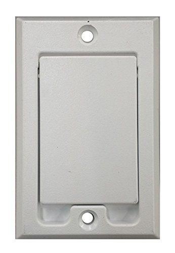 yan_ Central Vacuum Square Door Inlet Wall Plate White for Nutone Beam VacuFlow