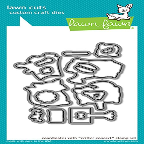 Lawn Fawn Lawn Cuts Custom Craft Die - LF1683 Critter Concert Lawn Fawn Lawn Cuts Custom Craft Die - LF1683 Critter Concert