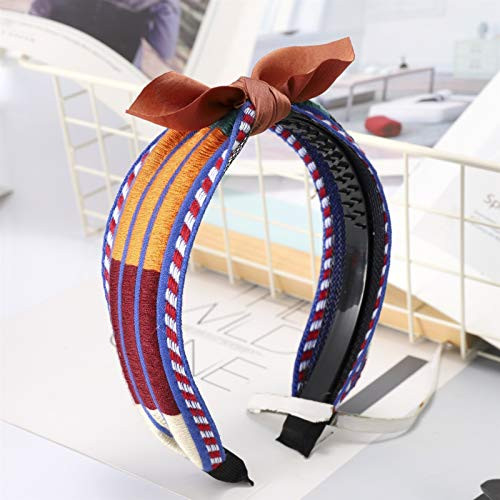 Headband Colorful Embroidery Flower For Women Korea Hair Accessories Knot Hair Band Crown Flower Headbands Head Wrap Color 1 Headband Colorful Embroidery Flower For Women Korea Hair Accessories Knot Hair Band Crown Flower Headbands Head Wrap Color 1