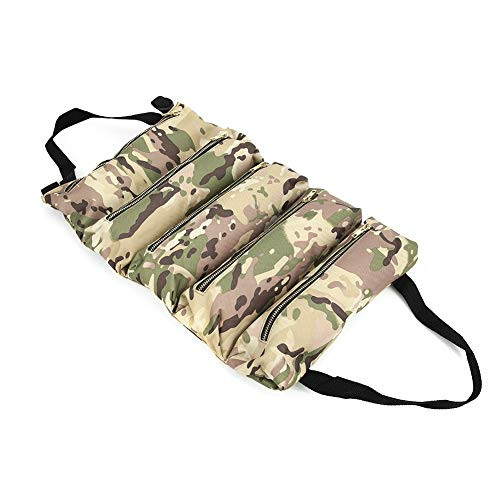 Tool Roll Up Bag Multi?Purpose Tool Roll Up Bag Wrench Rolling Tool Bag Wrench Roll Pouch Storage Case