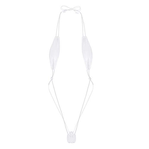 Agoky Womens Extreme Mini Sling Shot Lingerie Micro Bikini Set Extreme Swimsuit Lingerie White One Size
