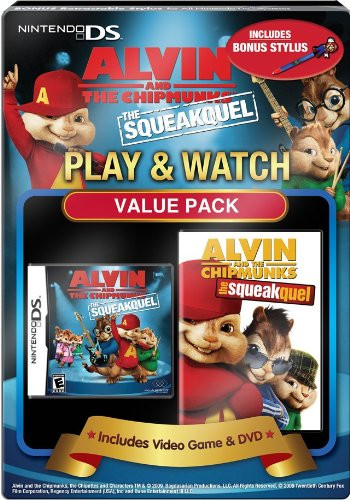 Play and Watch Alvin with Mario Stylus - Nintendo DS