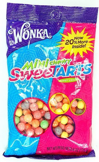 Sweetarts Tangy Candy Mini Chewy 6 Ounce Bag  Pack of 6