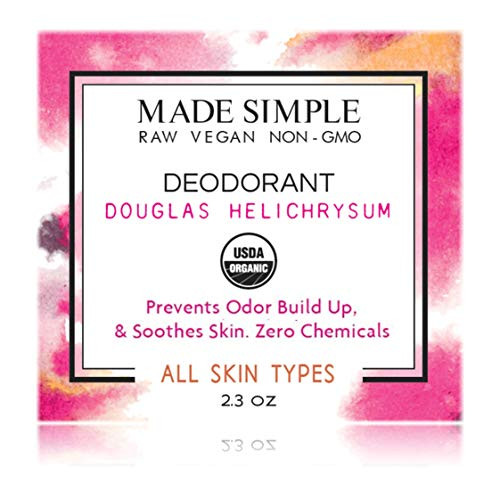 Certified Organic Raw Vegan Cruelty-free Douglas Fir Helichrysum Deodorant
