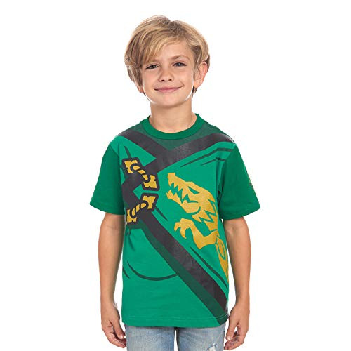 LEGO Kids Ninjago The Legendary Ninja and Master of Fire Costume Tee Green 8