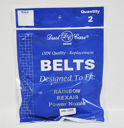 Dust Care Rainbow Rexair Power Nozzle Replacement Belts