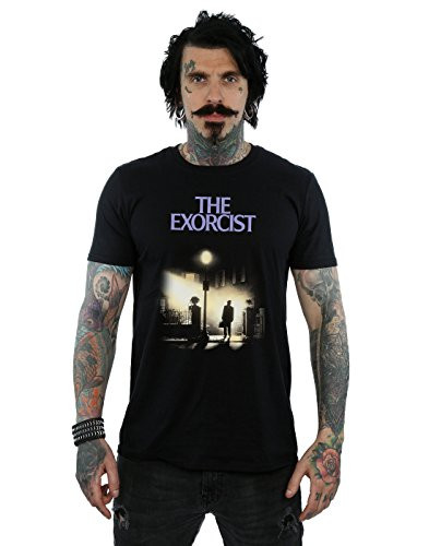 The Exorcist Mens Classic Poster T-Shirt Large Black