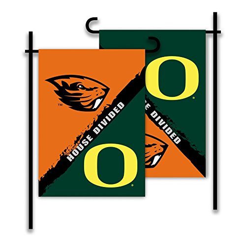Oregon State Beavers House Divided Garden Flag