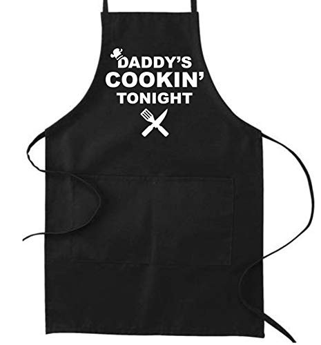 Daddys Cookin Tonight Funny Apron for Men