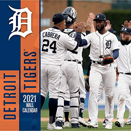 Turner Licensing 2021 Detroit Tigers Mini Wall Calendar