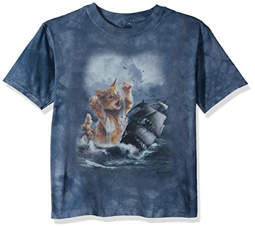 The Mountain Krakitten Adult T-Shirt Blue XL The Mountain Krakitten Adult T-Shirt Blue XL