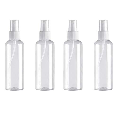 Spray Bottles Renzhe 3.3oz 100ml Clear Empty Fine Mist Plastic Mini Travel Bottle Set Small Refillable Liquid Containers