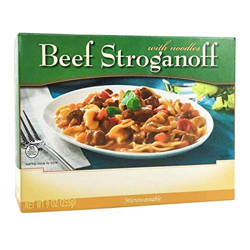 BariatricPal Microwavable Single Serve Protein Entree - Beef Stroganoff with Noodles  1-Pack
