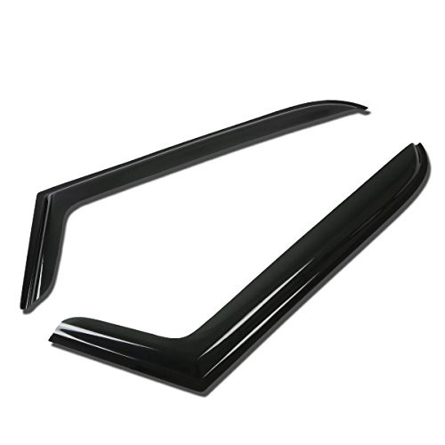 Replacement for Jeep Wrangler TJ 2pcs Tape-On Window Visor Deflector Rain Guard