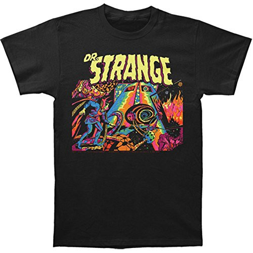 Marvel Comics Dr. Strange Doctor Adult Black T-shirt  XL Black