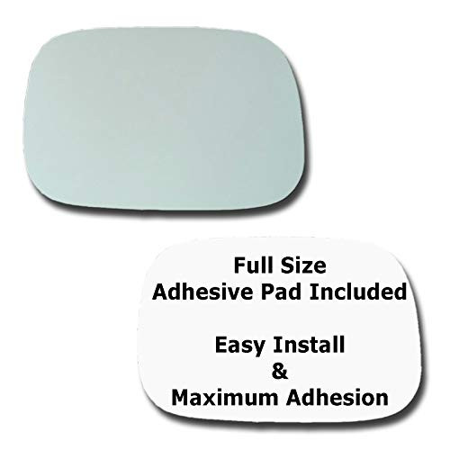 Mirror Glass  plus  Full Size Adhesive Pad for 2005-2010 Toyota Avalon Driver Side Replacement