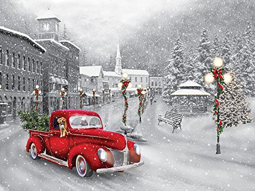 Vermont Christmas Company Holiday Ride Jigsaw Puzzle 550 Piece