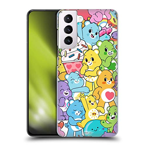 Head Case Designs Officially Licensed Care Bears Character Pattern Sweet and Savory Hard Back Case Compatible with Samsung Galaxy S21 plus  5G