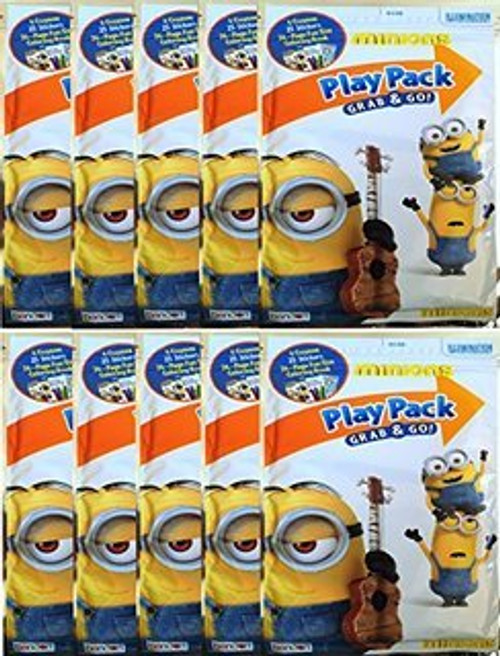 Minions / Despicable Me - Set of 10 Disney Play Pack Grab & Go - Party coloring and activity play packs Minions / Despicable Me - Set of 10 Disney Play Pack Grab & Go - Party coloring and activity play packs