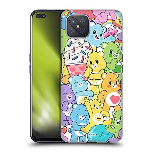 Head Case Designs Officially Licensed Care Bears Character Pattern Sweet and Savory Hard Back Case Compatible with Oppo A92s