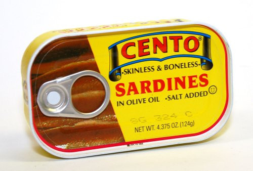 Cento - Skinless  and  Boneless Sardines in Olive Oil