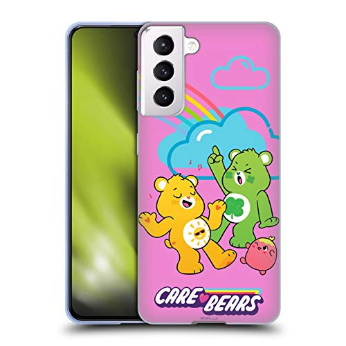 Head Case Designs Officially Licensed Care Bears Funshine Cheer and Grumpy Group Characters Soft Gel Case Compatible with Samsung Galaxy S21 5G