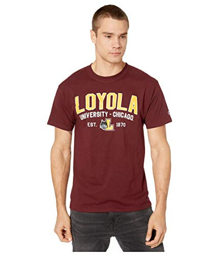 Champion College Loyola-Chicago Ramblers Jersey Tee Maroon 2 XL