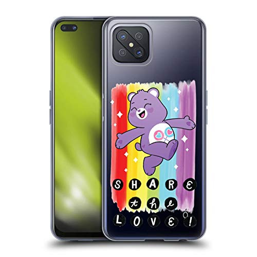 Head Case Designs Officially Licensed Care Bears Share Graphics Soft Gel Case Compatible with Oppo A92s