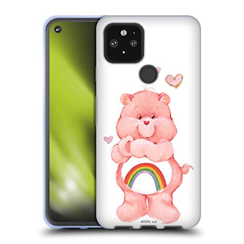 Head Case Designs Officially Licensed Care Bears Cheer Classic Soft Gel Case Compatible with Google Pixel 5