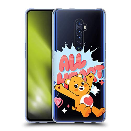 Head Case Designs Officially Licensed Care Bears Tenderheart Graphics Soft Gel Case Compatible with Oppo Reno 2