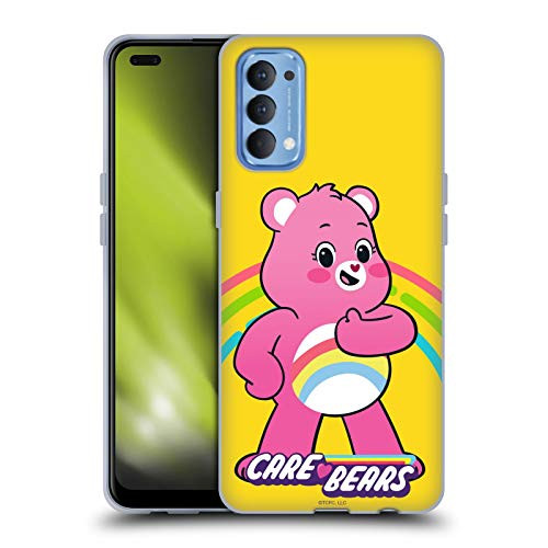 Head Case Designs Officially Licensed Care Bears Cheer Characters Soft Gel Case Compatible with Oppo Reno 4 5G