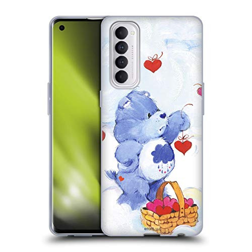 Head Case Designs Officially Licensed Care Bears Grumpy Classic Soft Gel Case Compatible with Oppo Reno 4 Pro